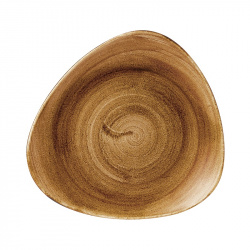 Купить тарелка мелкая треугольная 26,5см, без борта, stonecast patina, цвет vintage copper pavctr101 – цена от завода, доставка до двери | RuOborudovanie.ru