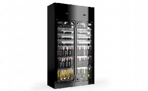Шкаф винный Enofrigo Wine Library 2P Wall H220 P60 черный A1Wlw2P226P/421