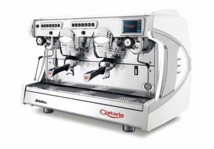 Кофемашина Astoria Sae/2 Sabrina/Сенсор/Высокая группа Белый/Autosteamer C.M.A.