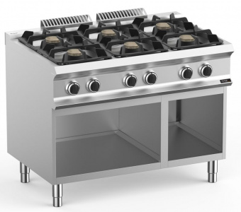 Плита газовая 6 конфорочная 700 серии Apach Chef Line Glrrg117Osp