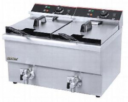 Фритюрница Airhot EF8T+8T с краном на 16л, 6.5кВт, настольн. электр. – купить в RuOborudovanie.ru с доставкой до двери Купить фритюрница airhot ef8t+8t с краном на 16л, 6.5квт, настольн. электр. – цена от завода, доставка до двери | RuOborudovanie.ru
