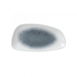 Блюдо сервировочное Chefs Geo 30Х15,5СМ, без борта, цвет Raku Topaz Blue, Studio Prints Rktbge301