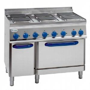 Плита 6 конфорочная 700 серии Tecnoinox Pfs105V7 616077