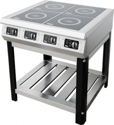 Купить плита индукционная grill master ф4ип/800 60001 (на подставке) 4 зоны нагрева – цена от завода, доставка до двери | RuOborudovanie.ru