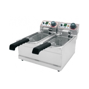 Фритюрница Beckers FB 4+4 на 8л, 4кВт, настольная