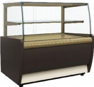 Витрина холодильная кондитерская K70 Vm 1,3-12 Light 0012-0109 (ВХСВ-1,3Д Carboma Mini)