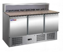 Купить стол холодильный cooleq ps903 гранит для пиццы на 400л (+2...+8) 3дв – цена от завода, доставка до двери | RuOborudovanie.ru