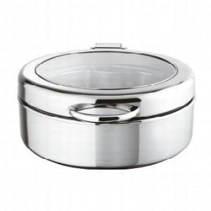 Чафинг-диш Paderno 58176-36 с крышкой круглый 5 л D 36 см H 15см