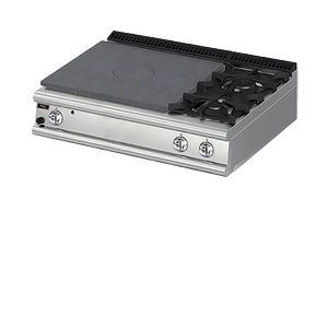 Плита газовая Apach Lrstg127R2Dx со сплошной поверхностью 700 серии