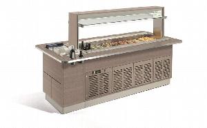 Стол шведский тепловой Enofrigo Fast Gourmet Isola 2000 Bm A1Fastgoibm20
