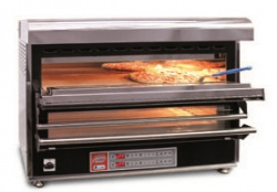 Печь для пиццы Eurochef PizzaChef FP2 подовая электрическая 2-камерная с подом 31х75см