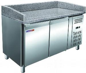 Стол холодильный Cooleq PZ2600TN гранит для пиццы на 428л (+2...+8) 2дв.