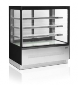 Витрина кондитерская Tefcold Lpd1203F/Black черная/нерж холодильная