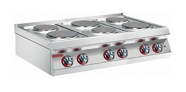 Плита электрическая с 6 конфорками Angelo Po 2G0PE1 настольная