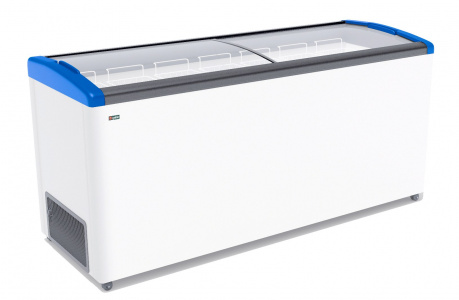 Ларь морозильный Frostor Gellar FG700 E гнутое стекло синий