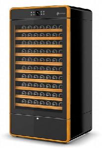 Шкаф винный Enofrigo I.Am H1600 вент. черный Рамка светл. Дер. Компл. Ящ. M1V1Nc+Ga8901/011
