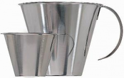 Стакан мерный Linden металл 0,25Л с открытой ручкой D10См H7,3См 512302-03