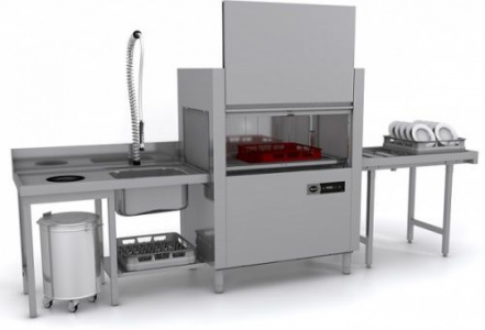 Машина посудомоечная Apach Ltit120 Wr конвейерная