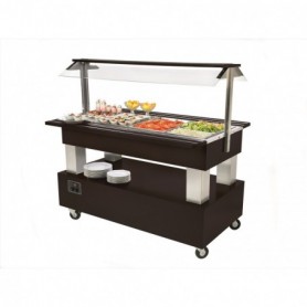 Салат-бар холодильный  Roller Grill Sb 40 F светлый дуб
