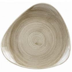 Тарелка мелкая треугольная 31,1СМ, без борта, Stonecast Patina, цвет Antique Taupe Paattr121 – купить в RuOborudovanie.ru с доставкой до двери Купить тарелка мелкая треугольная 31,1см, без борта, stonecast patina, цвет antique taupe paattr121 – цена от завода, доставка до двери | RuOborudovanie.ru